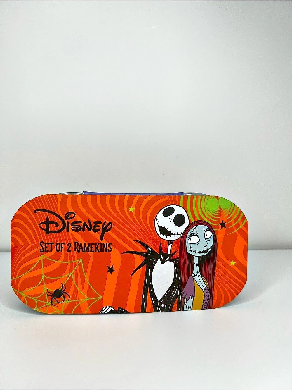 Disney Nightmare Before Christmas Jack Sally Ramekins Set of 2 NWT